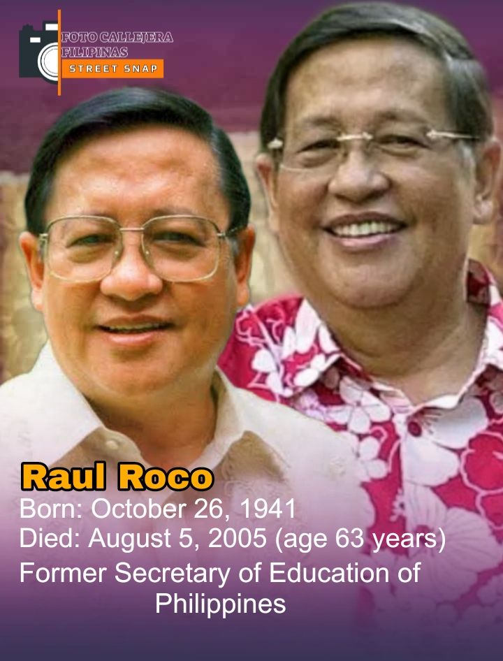 ️Raul Sagarbarria Roco was a... - Foto Callejera Filipinas | Facebook