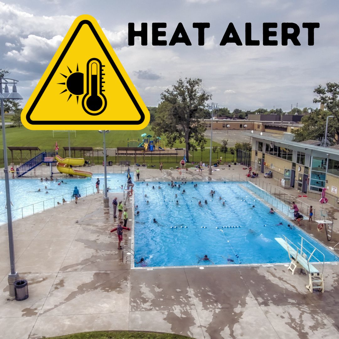 City - HEAT ALERT 🌡️ Due to the Heat Alert issued by Environment Canada ...