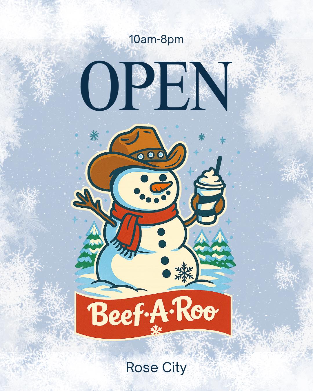 ️ We’re OPEN today! Beef-a-Roo... - Beef-A-Roo Rose City, MI | Facebook
