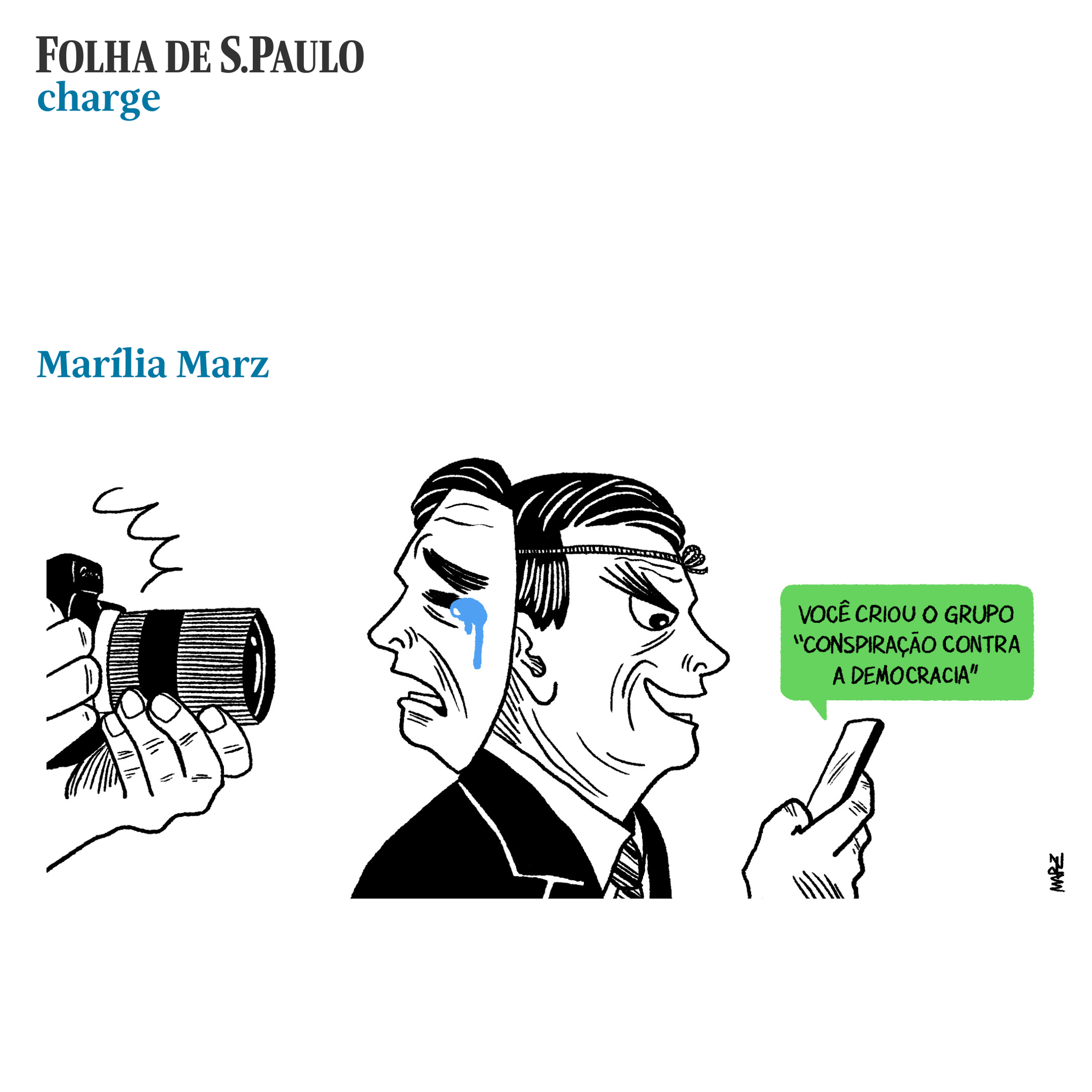 Esta é a charge de Marília Marz... - Folha de S.Paulo | Facebook