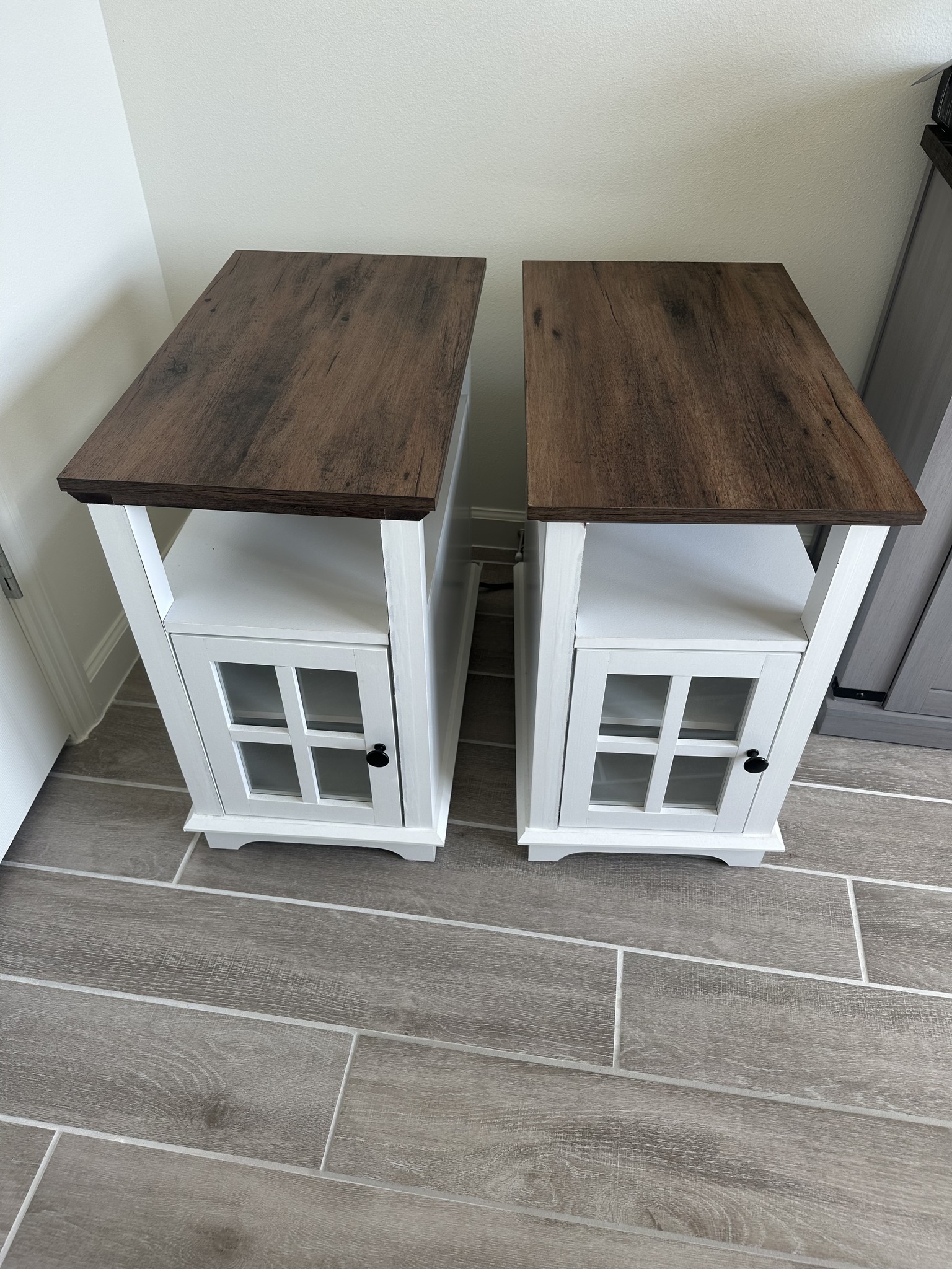Set of 2 Charging End Tables, $125pair - End & Side Tables - Micco ...