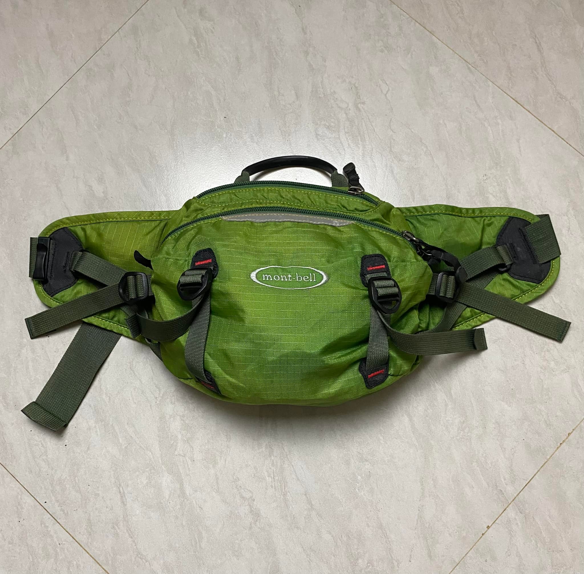 Montbell Trail Lumbar Pack 7 Authentic Nylon materials Excellent 