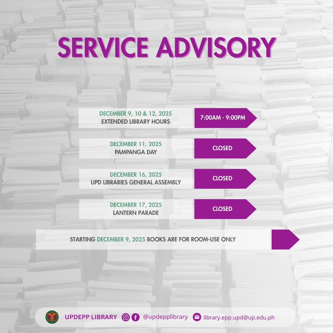 UP... - UP Diliman Extension Program in Pampanga Library