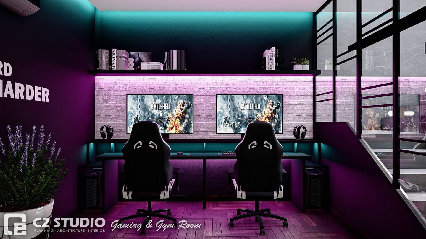 Gaming Room Interior Design - Bukit... - C2 Studio Arsitektur