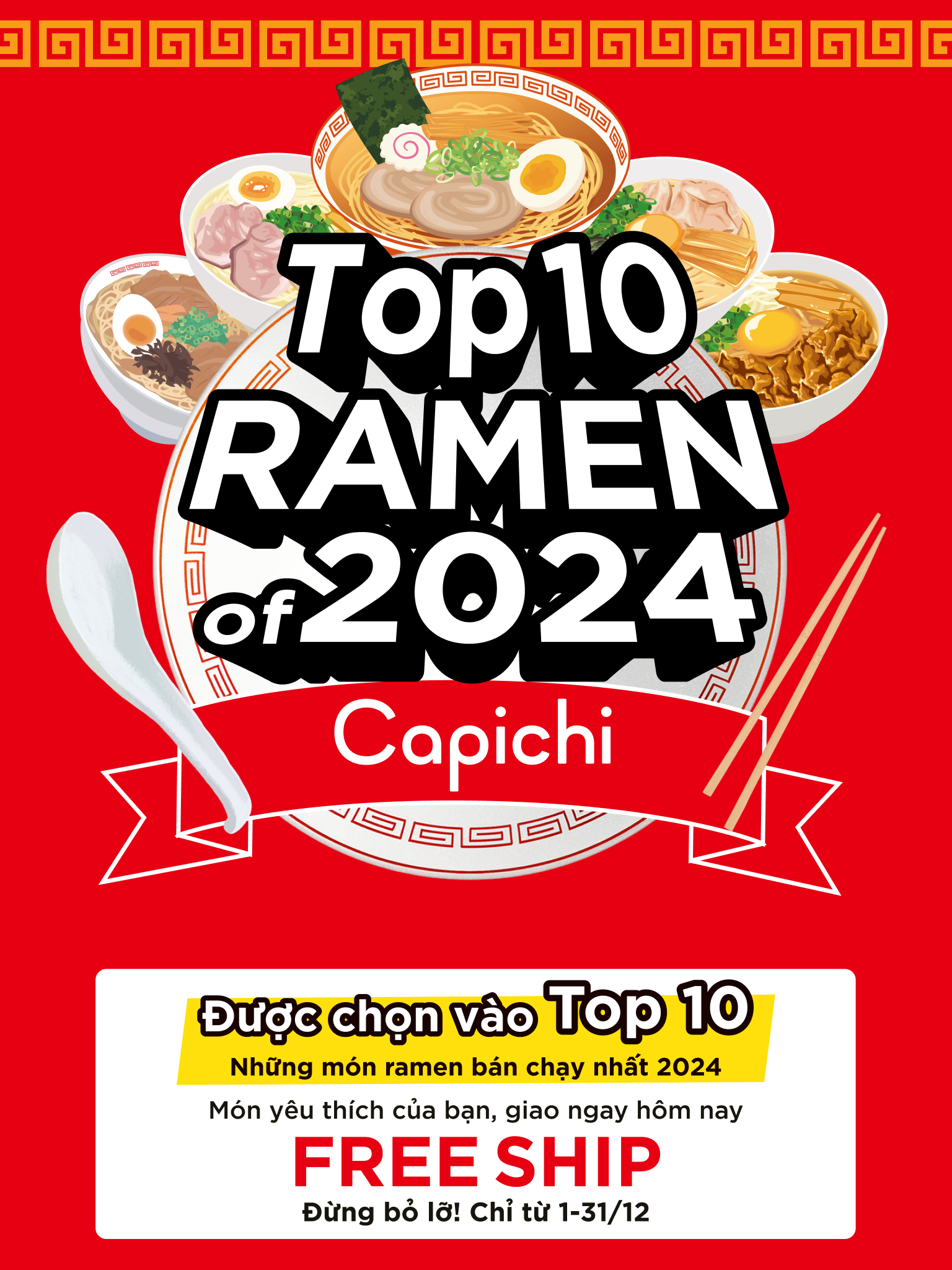 Capichi Vietnam - 🎖️🍜Top 10 Món Mì 2024🍜🎖️ Thưởng thức tô...