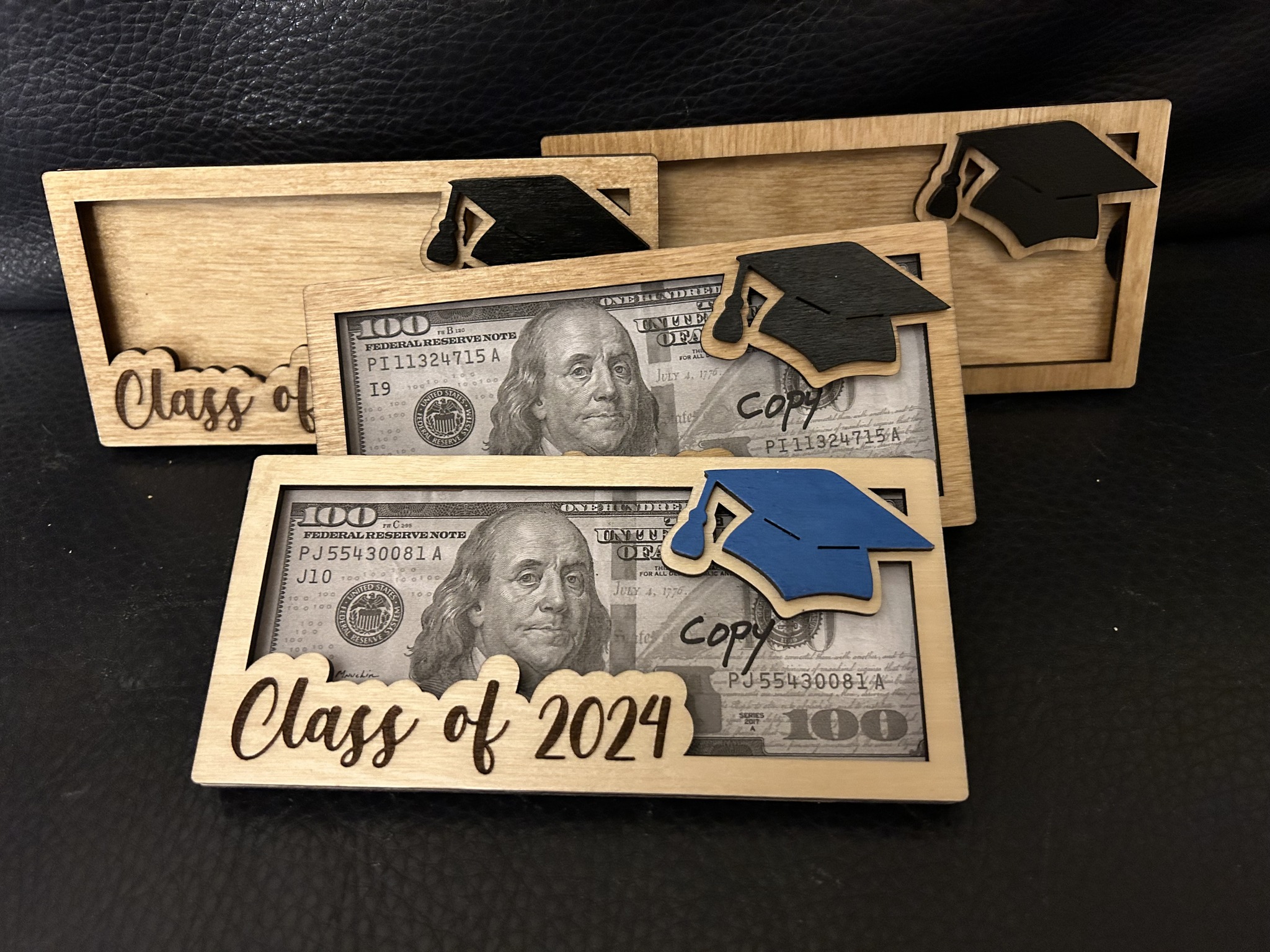 grad money thank you cards Congrats Holder full color interior thank you card for grad