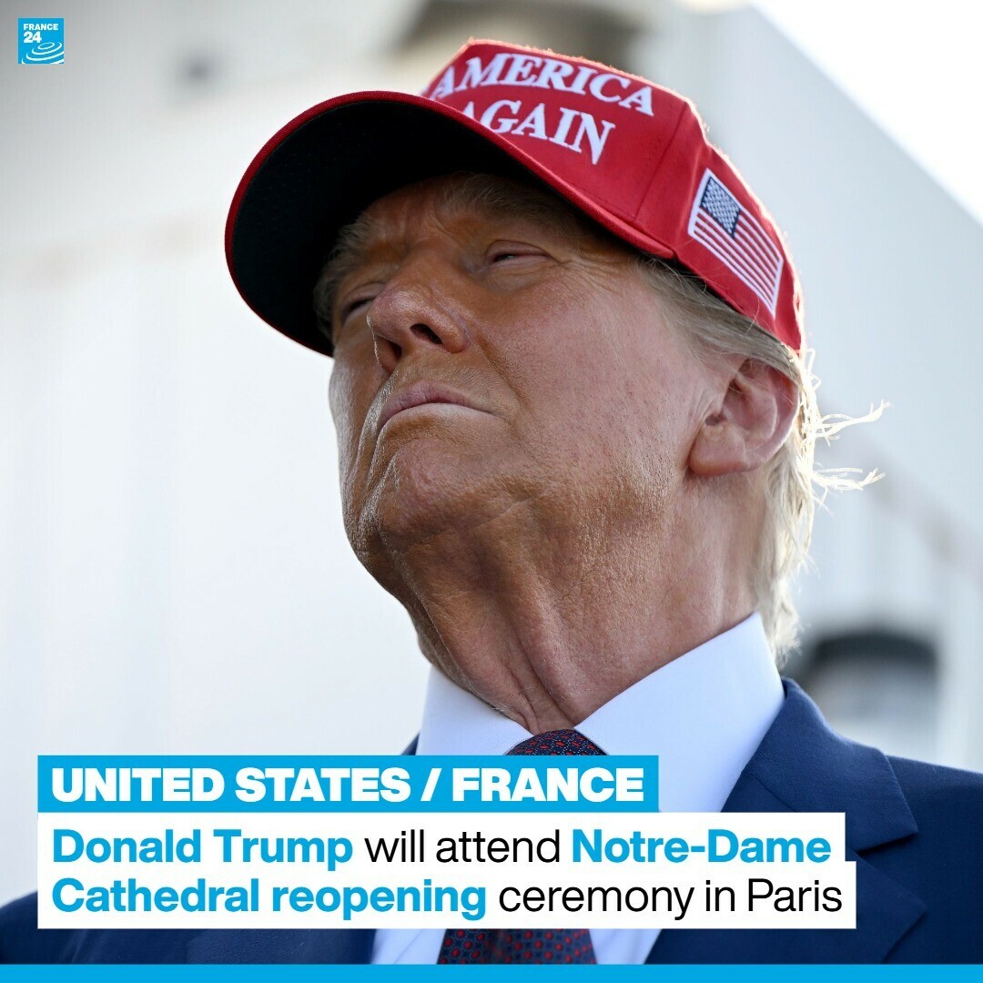 🇺🇸⛪ Donald Trump will attend the... - FRANCE 24 English