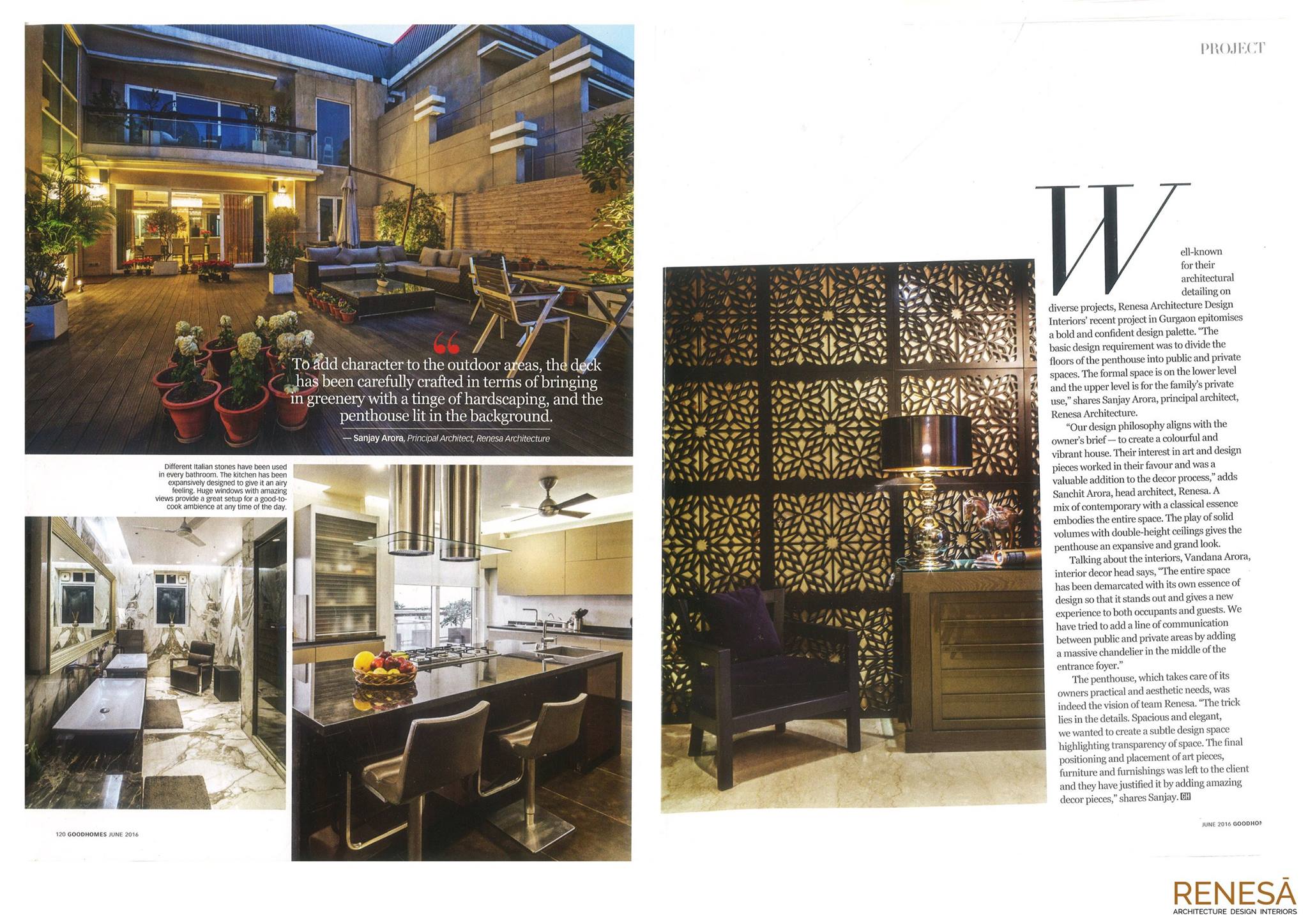 Renesa - Renesa Architecture Design Interiors's "The PentHaus" gets ...
