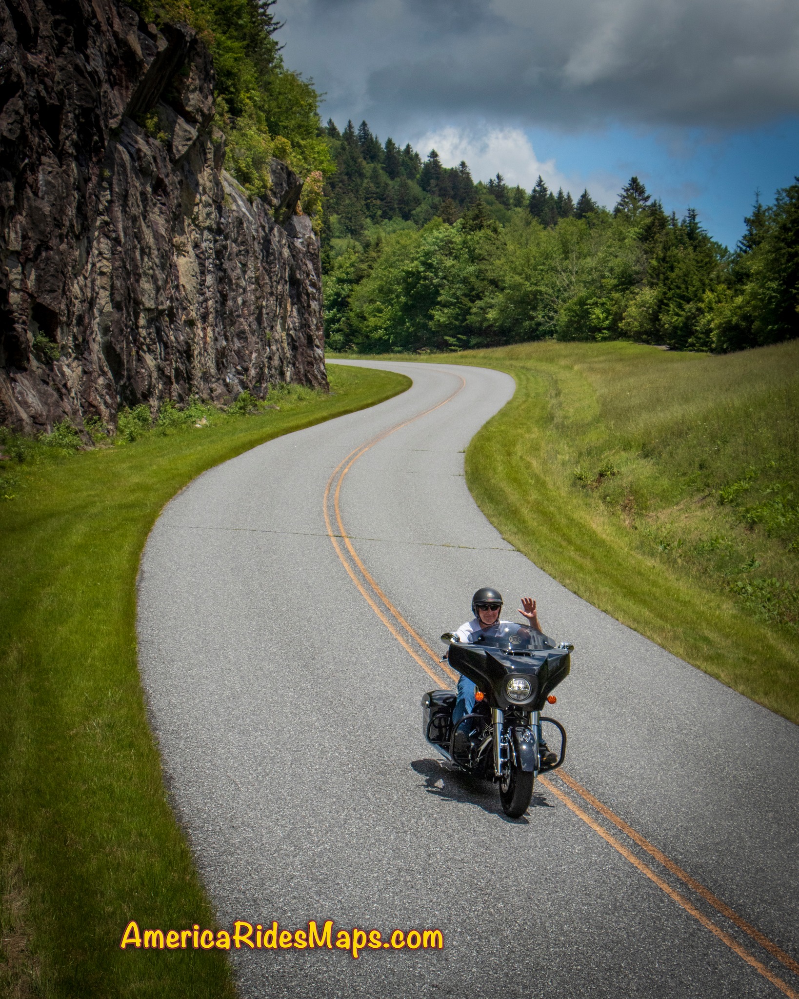 America - June 20, 2025 on the highest section of the Blue Ridge ...