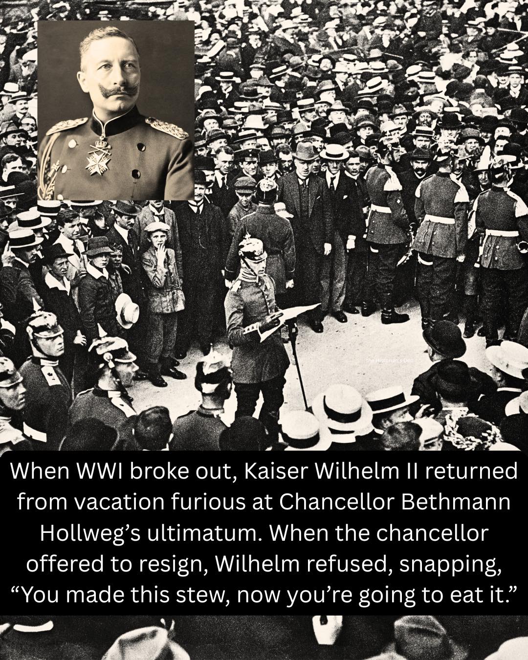 The outbreak of World War I was not merely a mechanical failure of  