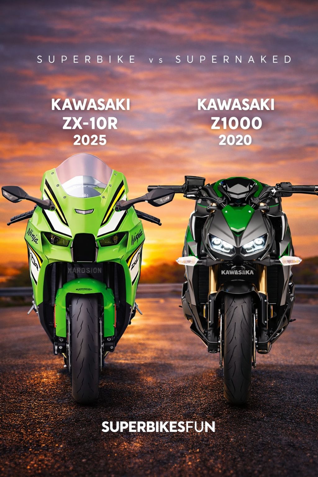 Comment your favourite Kawasaki motorcycle Superbike vs supernaked