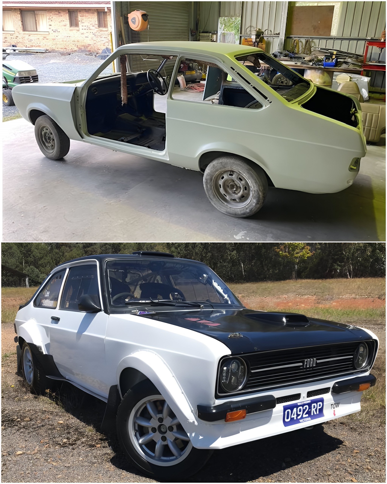 Check out this cool Ford Focust SVT turbo engine swapped Escort ZX
