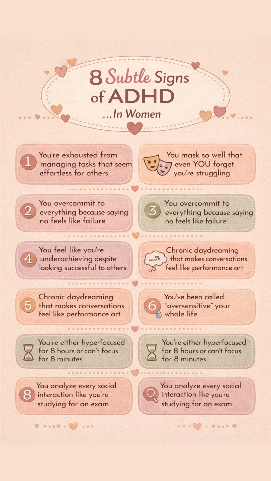 ADHD Explained - **8 Subtle Signs of ADHD in Women (That... | Facebook