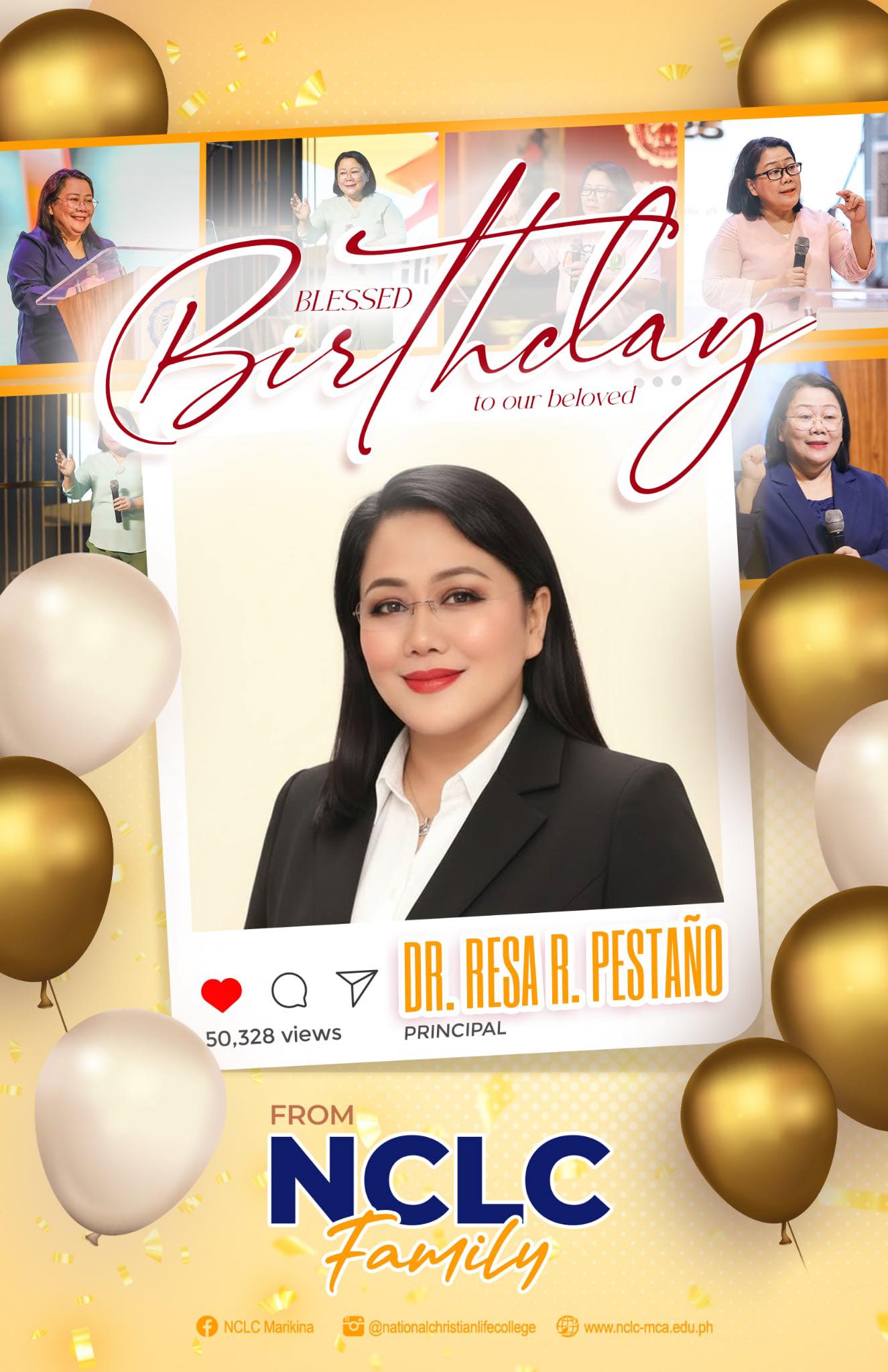 National - Happy and Blessed Birthday to our beloved School Principal ...