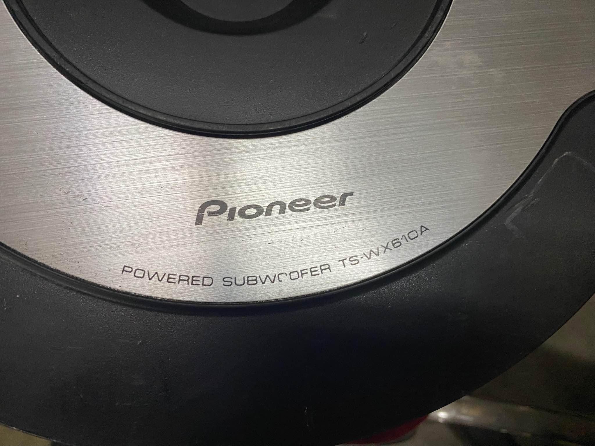 Pioneer Carrozzeria TS-WX610A Spare Tyre Active Subwoofer 200W 