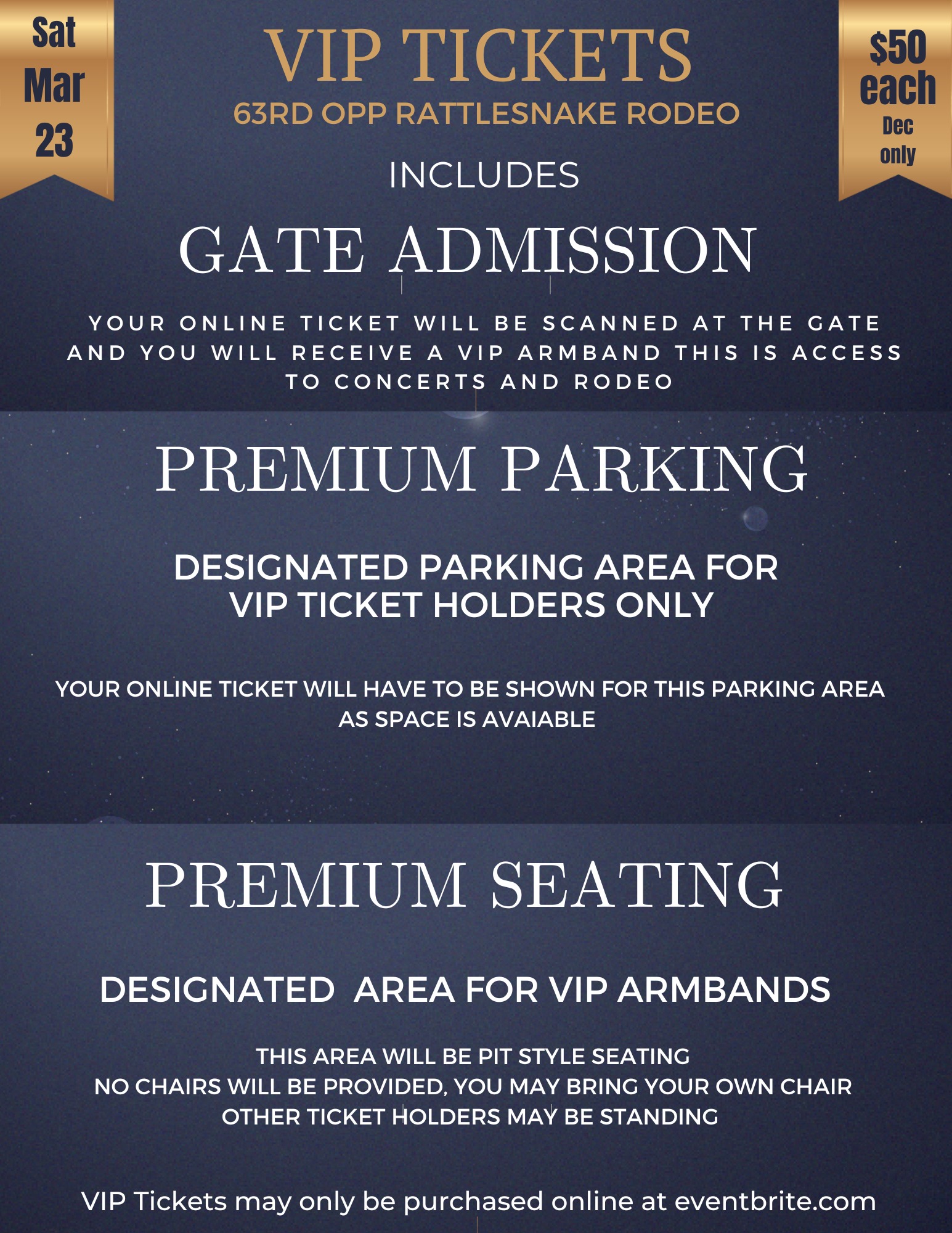 🎉🐍 Exciting News! VIP Tickets... - The Opp Rattlesnake Rodeo