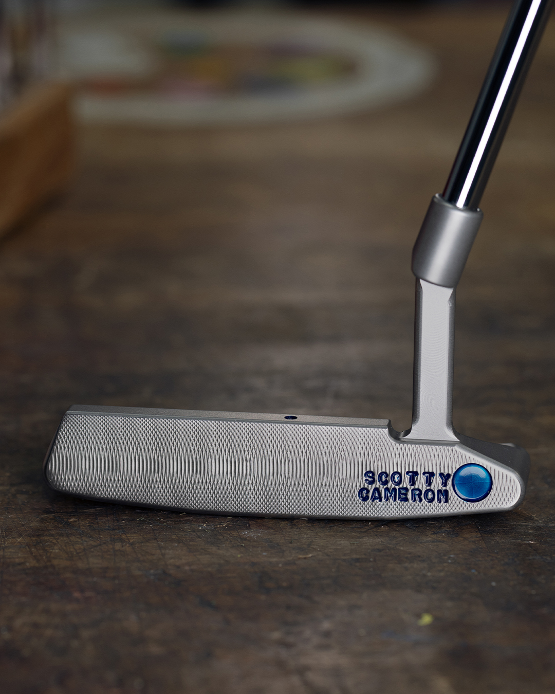 Scotty Cameron 34-inch select putter with mystic blue finish