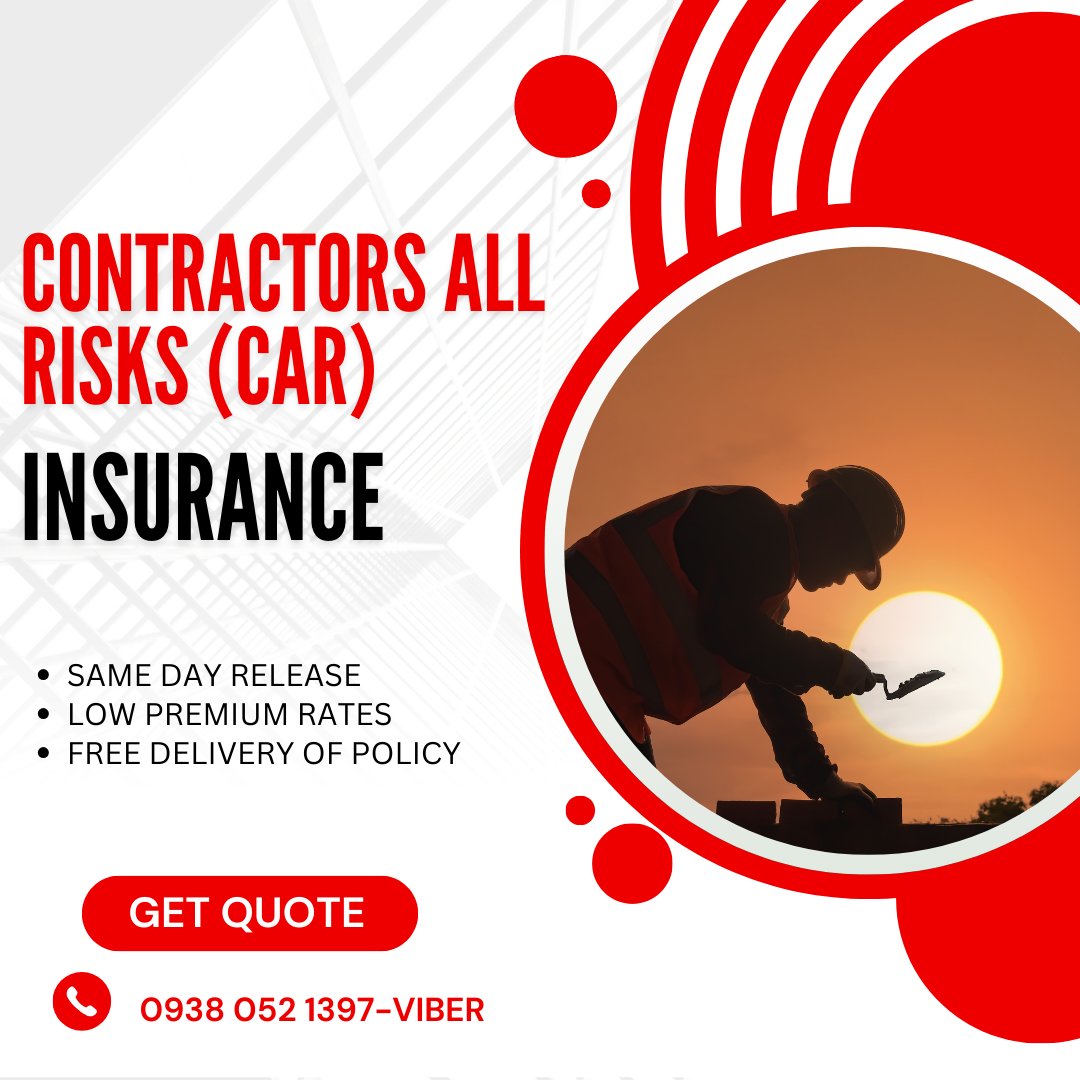 ENGINEERING JOBS PHILIPPINES | # **📌 CONTRACTOR'S ALL RISK'S INSURANCE ...