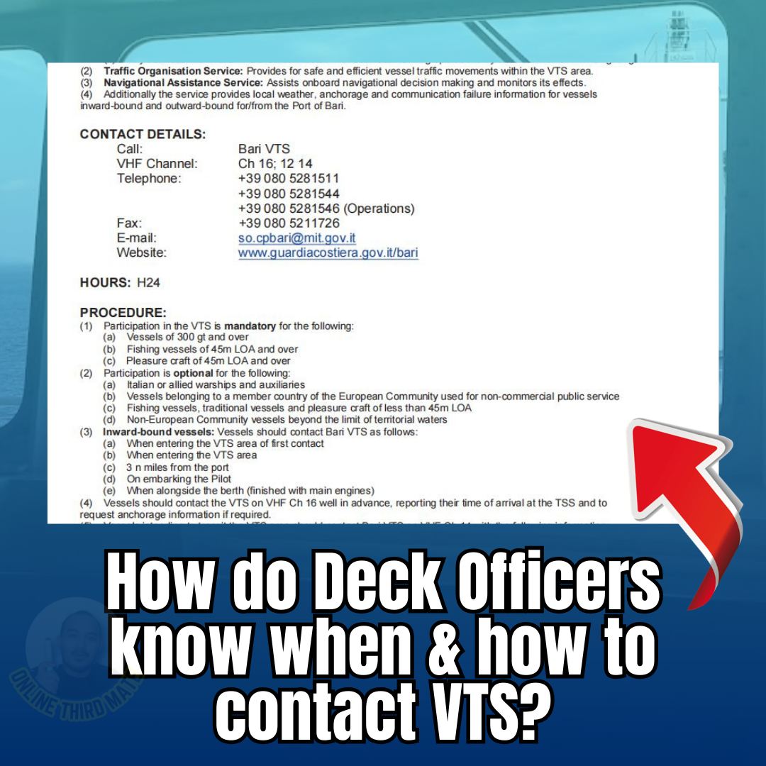 Online - 🟥SUBJECT: CONTACTING VTS.. HOW & WHEN? For maritime students ...