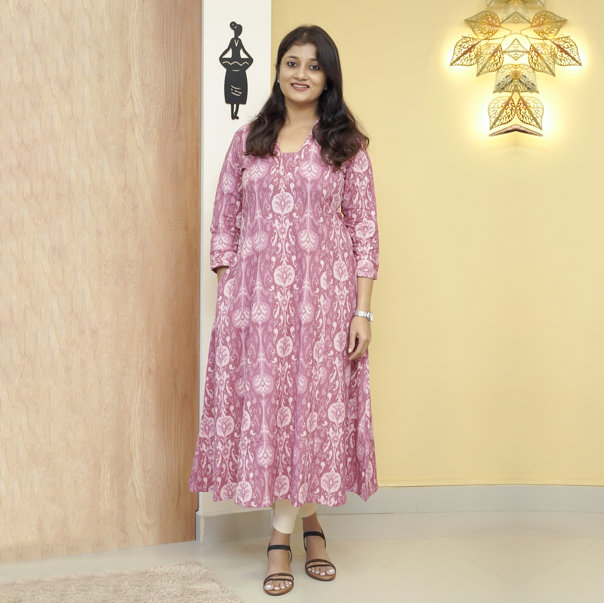 Pure Cotton A-Line kurti ..  . www.dctclothing.store