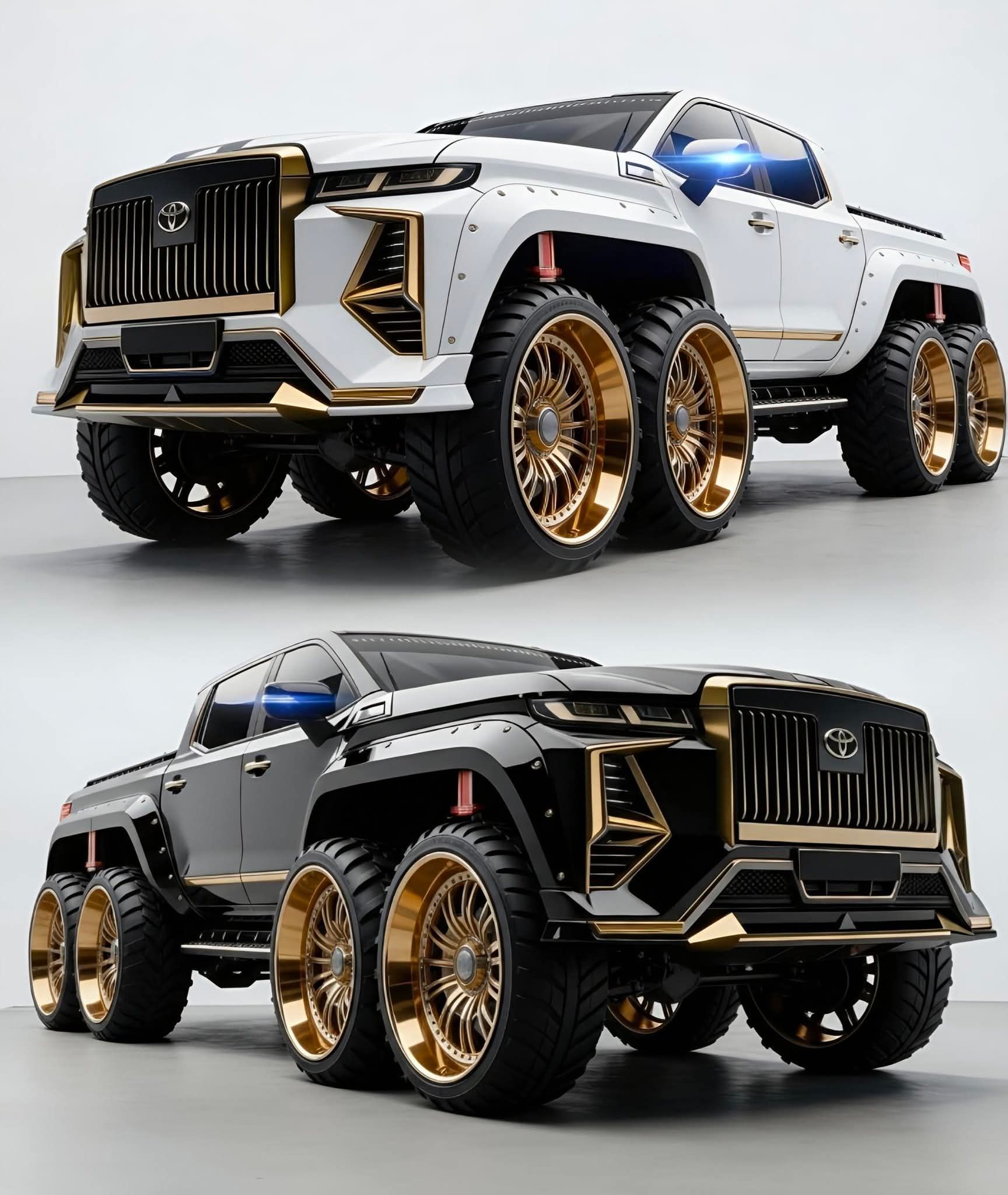 King Toyota 8x8 Truck for Off-Road Use #LuxuryCars #ExoticCars