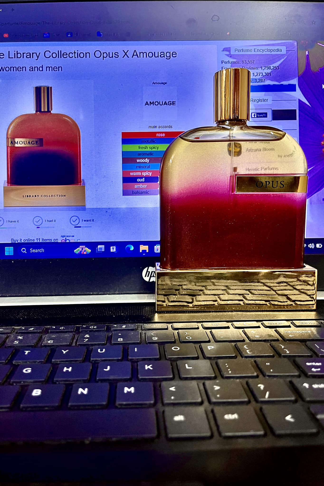 Amouage Opus IX perfume review and description