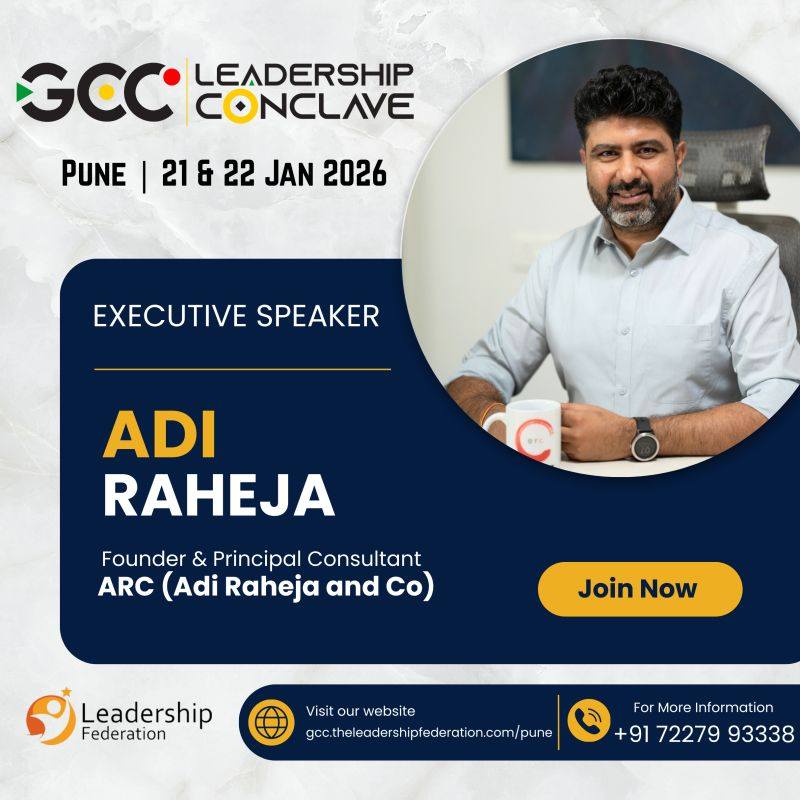 Leadership - Leadership Federation is delighted to welcome Adi Raheja ...