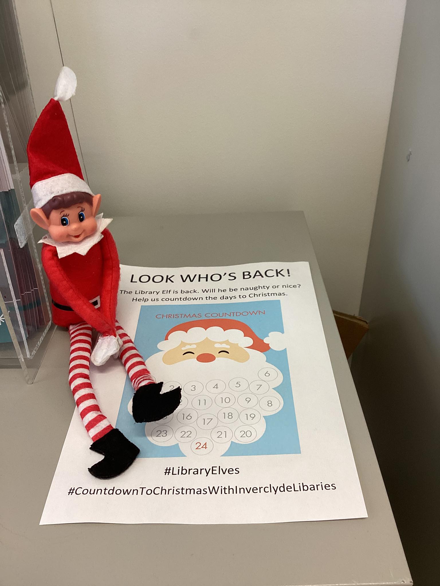 Look Who’s Back! Our Library Elf... - Inverclyde Libraries | Facebook