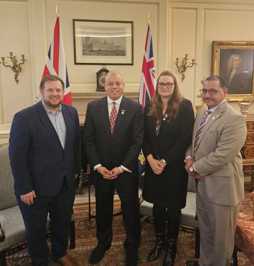 Cayman - Premier Hon. André Ebanks met with the UK Minister of State ...