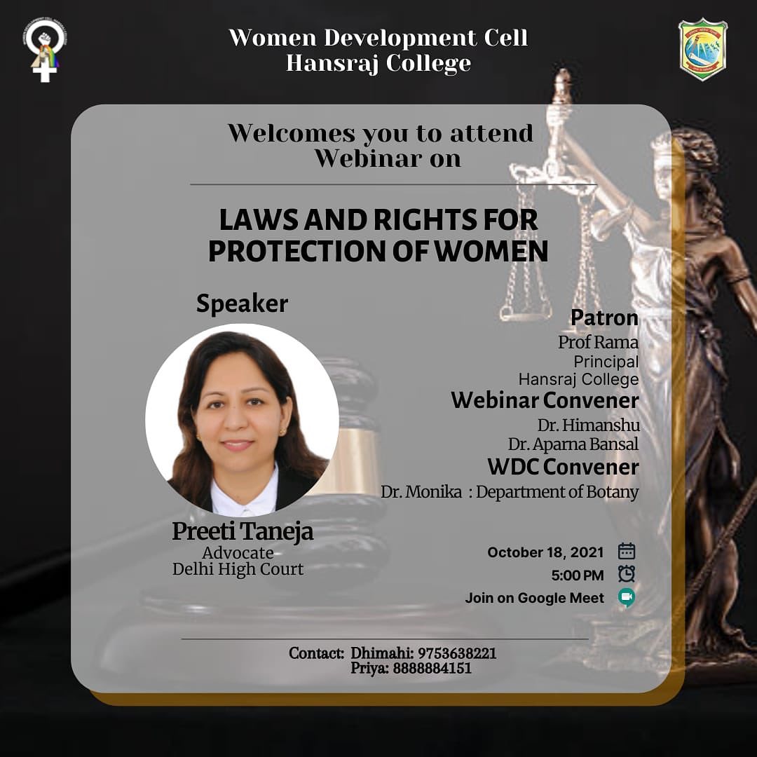 The Women's... - Hansraj College - University of Delhi | Facebook
