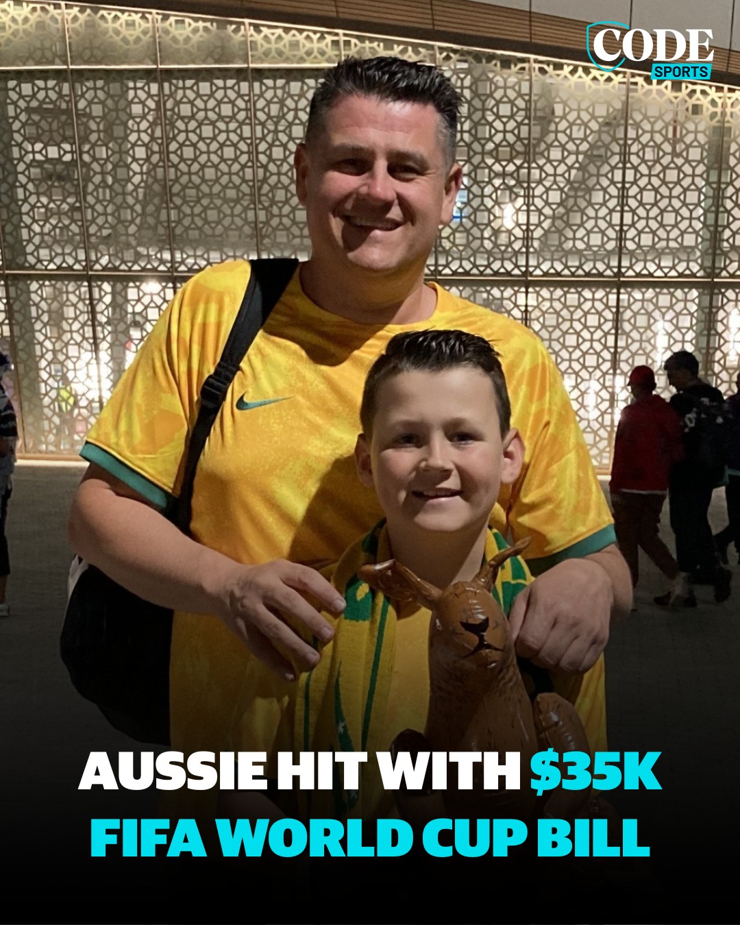 CODE Sports - Socceroos fan Stuart Ritchie has attended... | Facebook