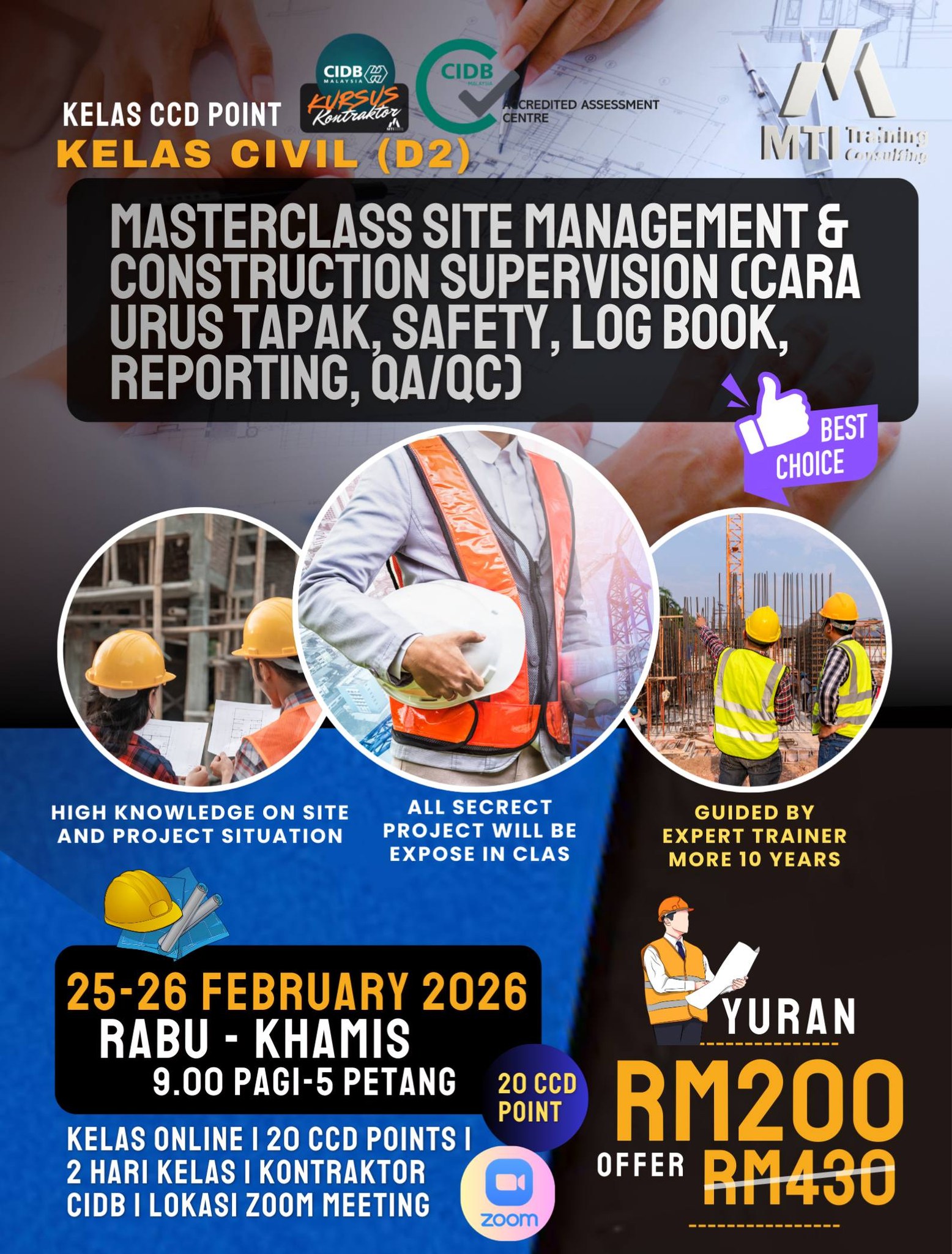 🏗️ KENAPA CIDB ITU PENTING?... - MTI Training & Consulting HQ | Facebook