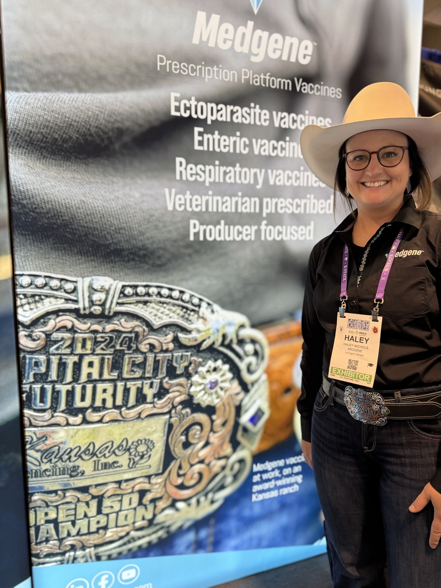 Medgene - Now THAT's a Belt Buckle!! Our own Haley Nichols is ...