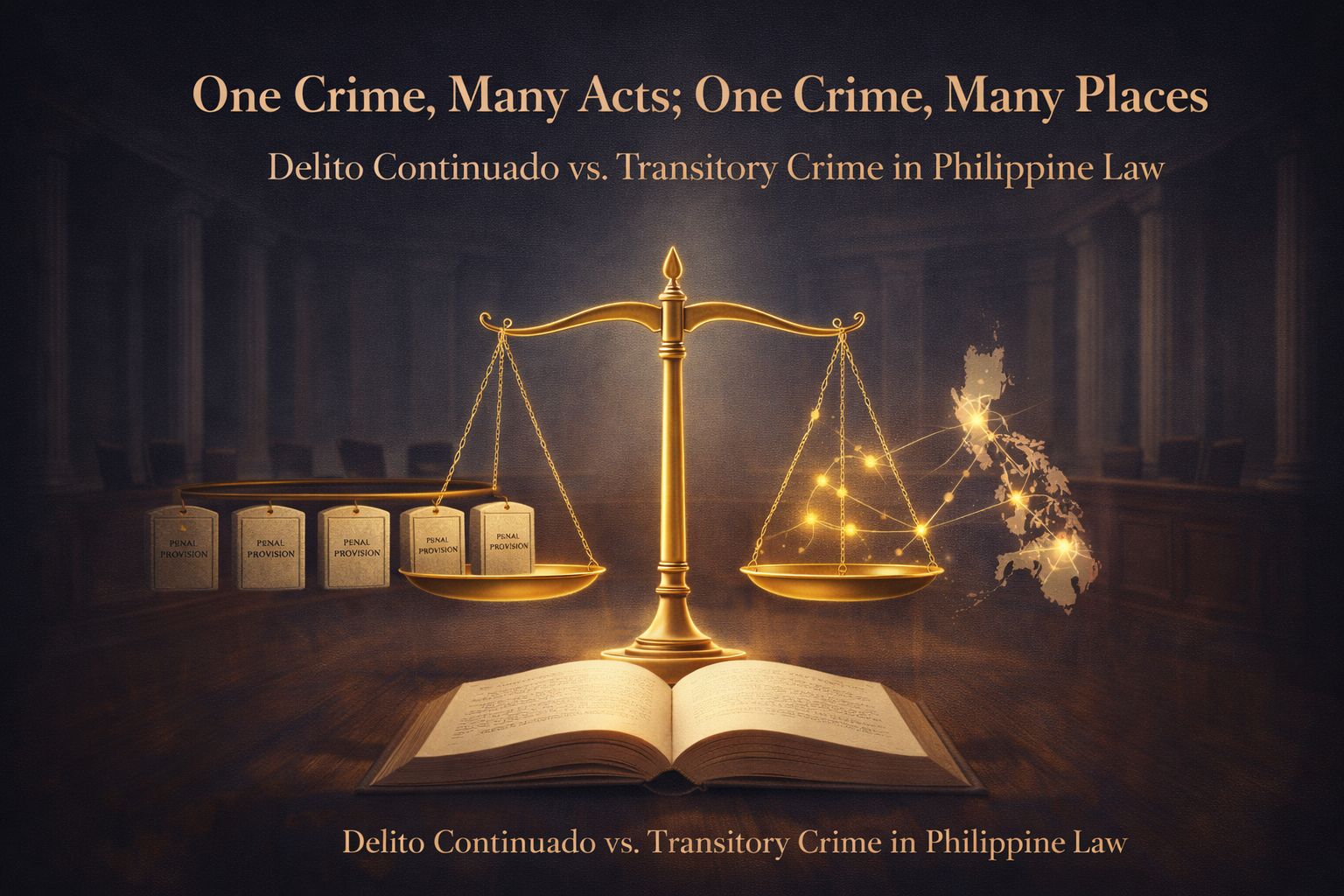 PJ - One Crime, Many Acts; One Crime, Many Places: Delito Continuado vs ...