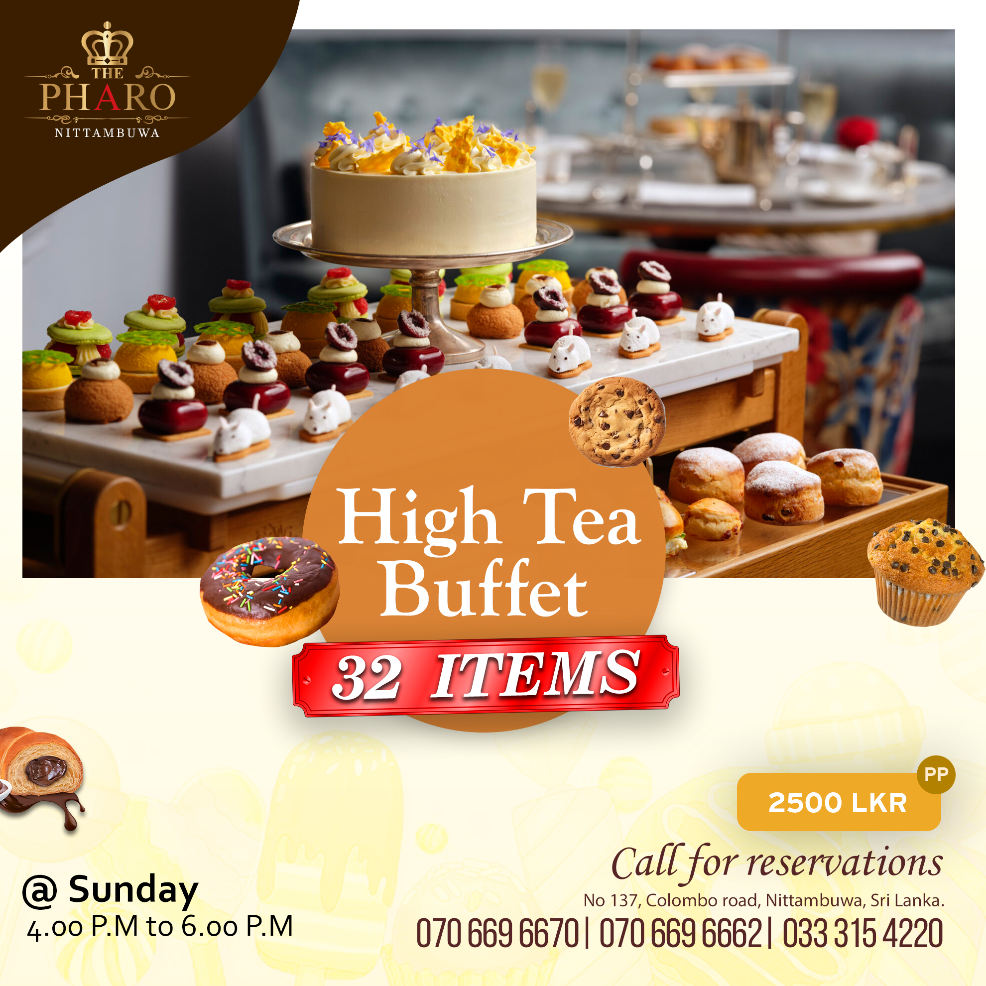 The Pharo - අලුත් වුණු unlimited high tea buffet... | Facebook