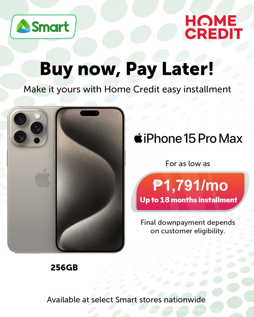 Digital Reg - Smart has partnered with Home Credit...