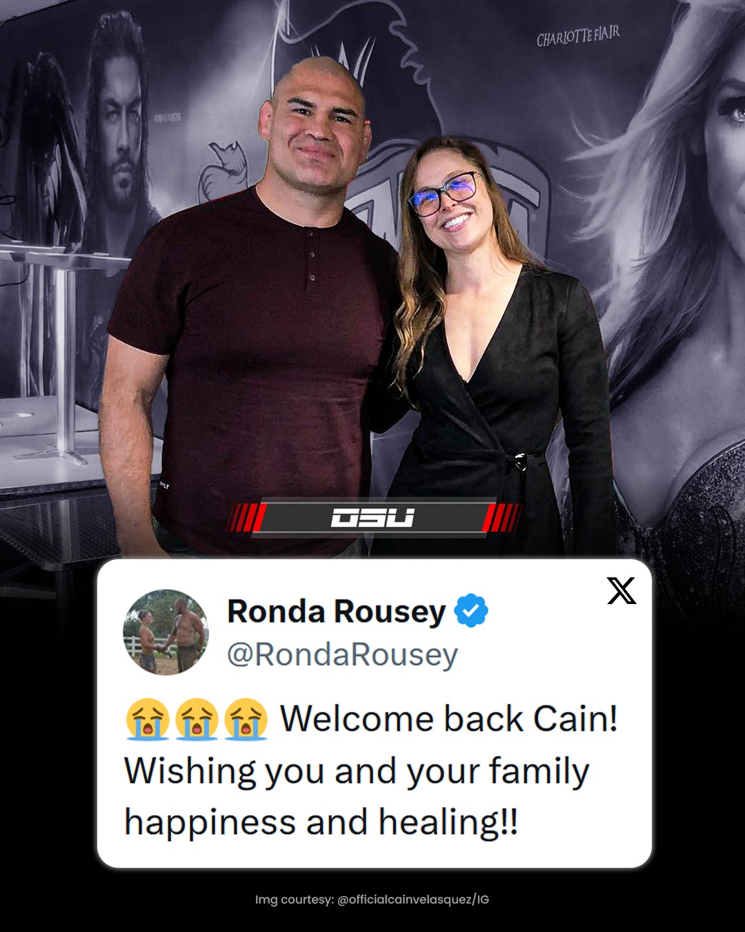 One - Ronda Rousey reacts to Cain Velasquez's early release 👫 | Facebook