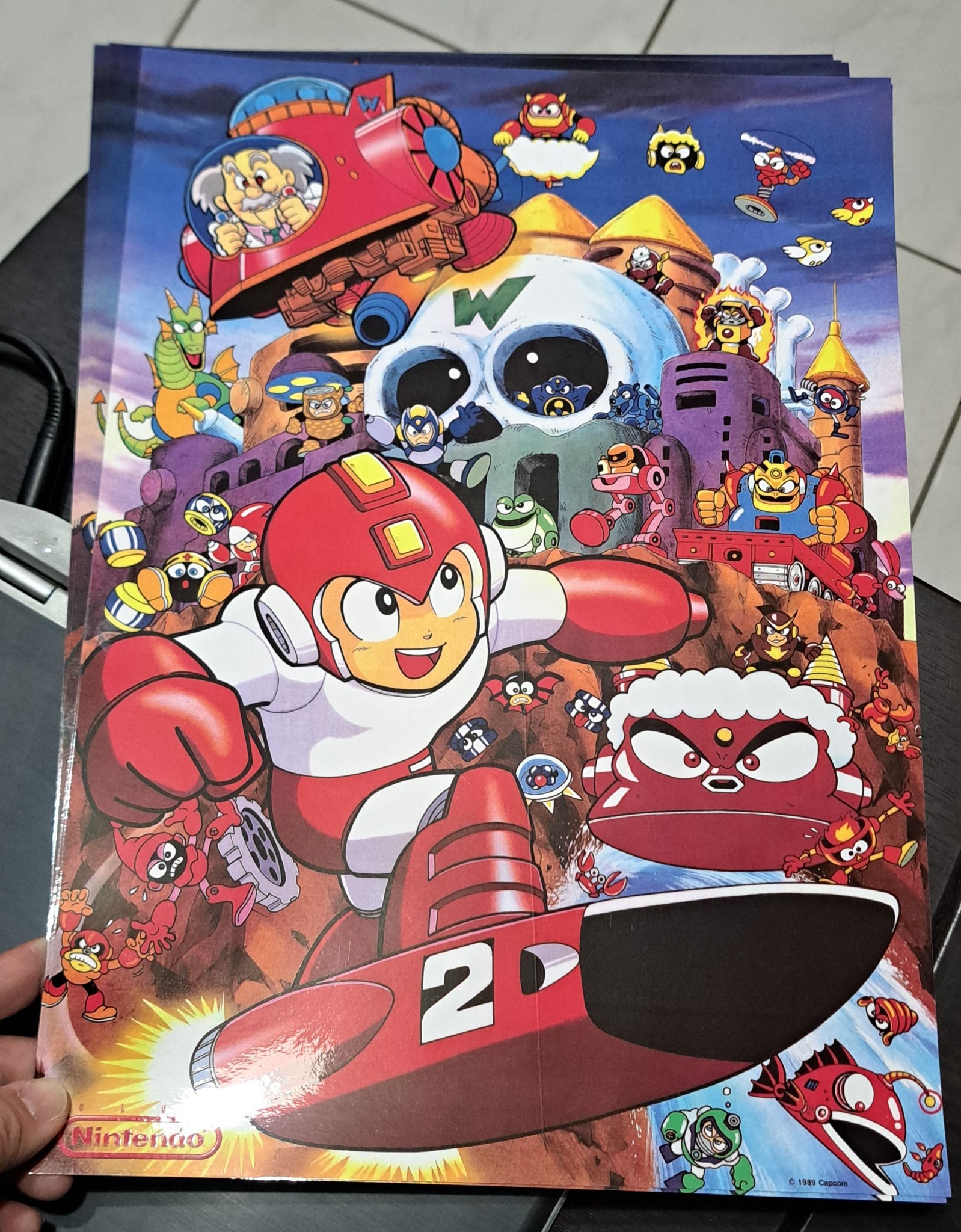 1989 Mega Man 2 Rare poster (reproduction)