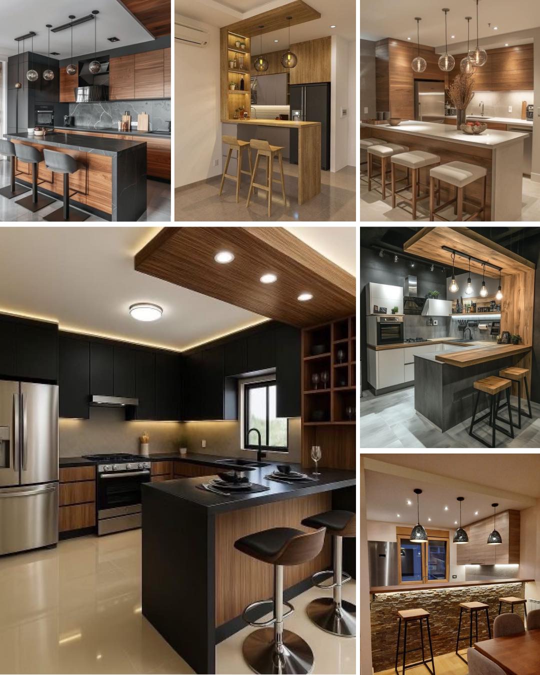 Casas - 🍽️💡 Barras para cocinas pequeñas que combinan belleza y ...