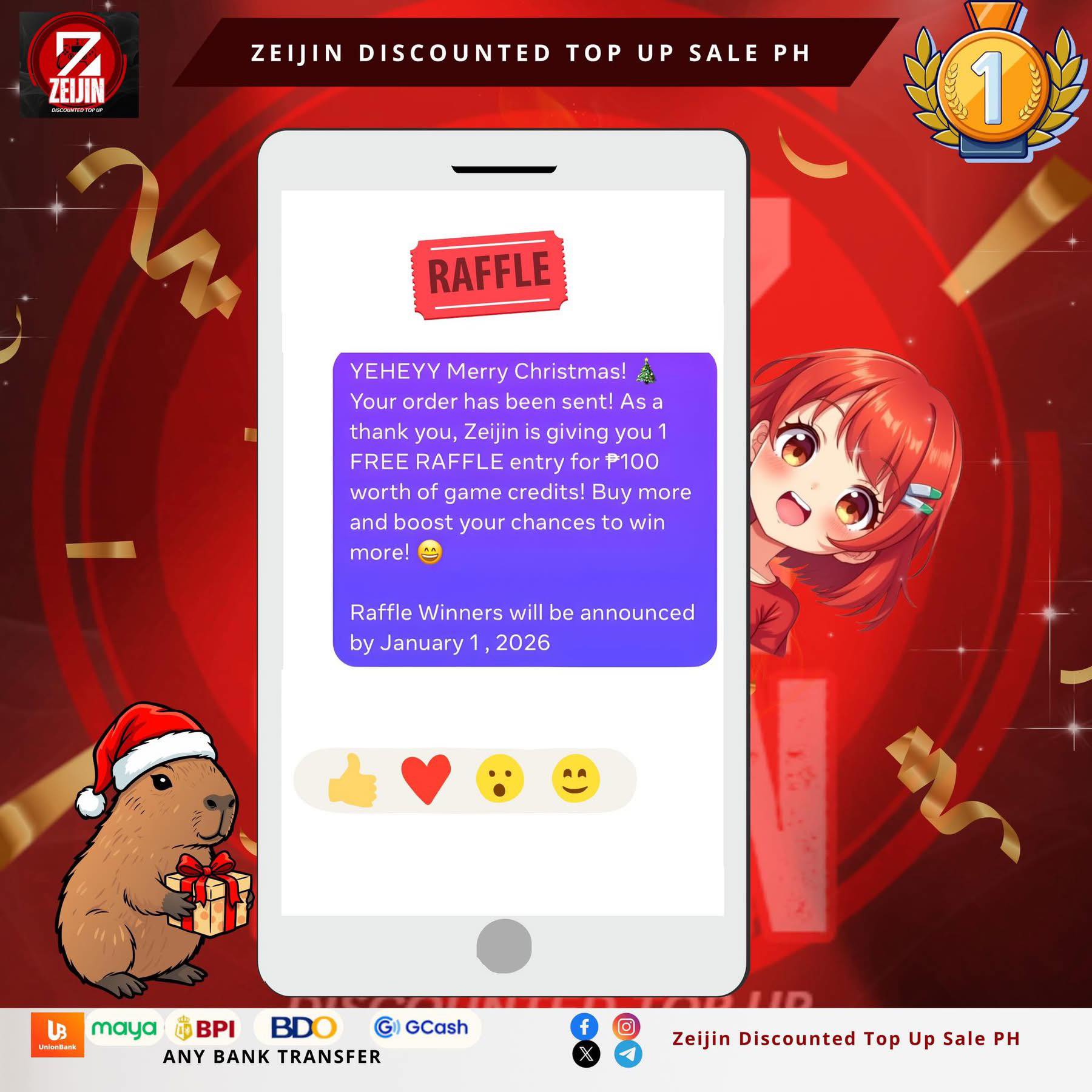 Zeijin - May raffle ticket na ba ang lahat? Bukas na malalaman ang 5 ...