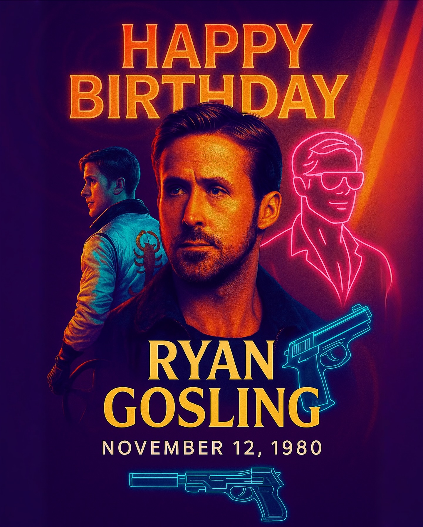 Inspector - Ryan Gosling turns 43 today — and somehow he’s lived three ...