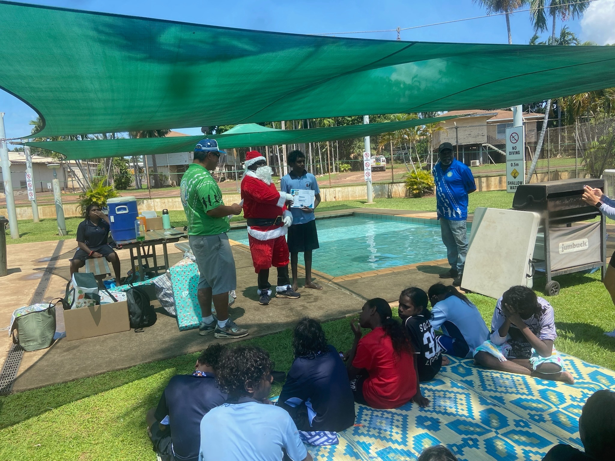 Santa comes to visit the OCOC and early... - Groote Eylandt & Bickerton ...