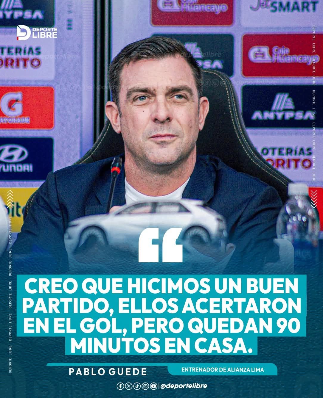 LIGA 1 MAX PERÚ | Pablo Guede, entrenador de Alianza Lima, aseguró que ...