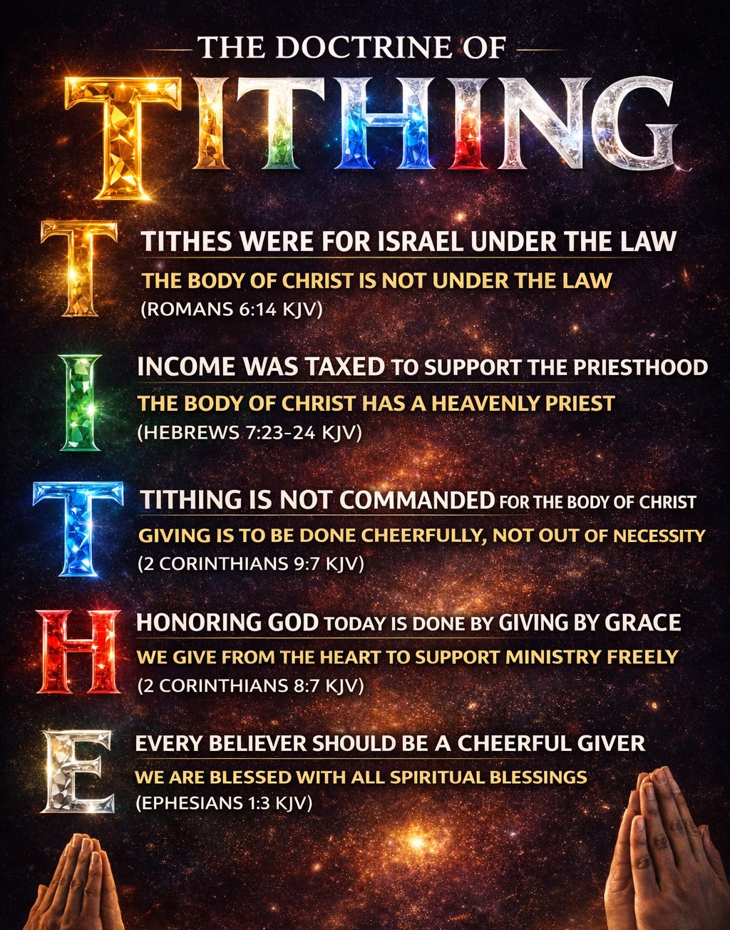 Preach - THE DOCTRINE OF TITHING — RIGHTLY DIVIDED 📖 INTRODUCTION ...
