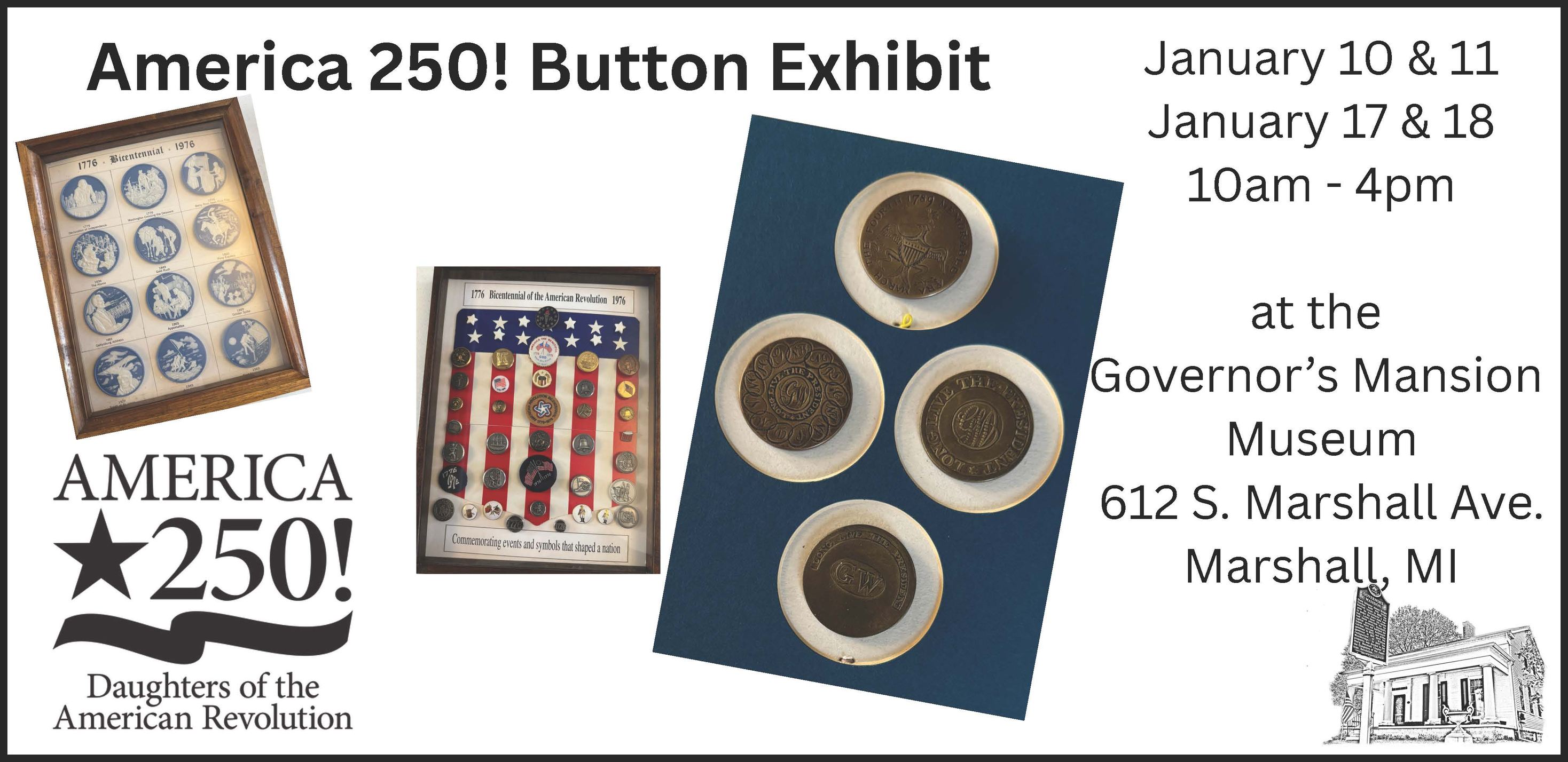 America 250! Button Exhibit