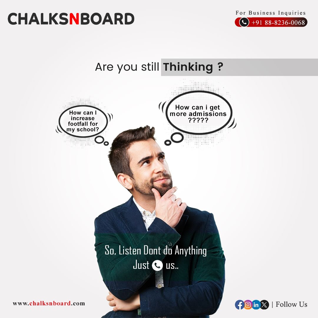 ChalksnBoard - 📚 Are you still thinking? 🤔 We get it—boosting school ...