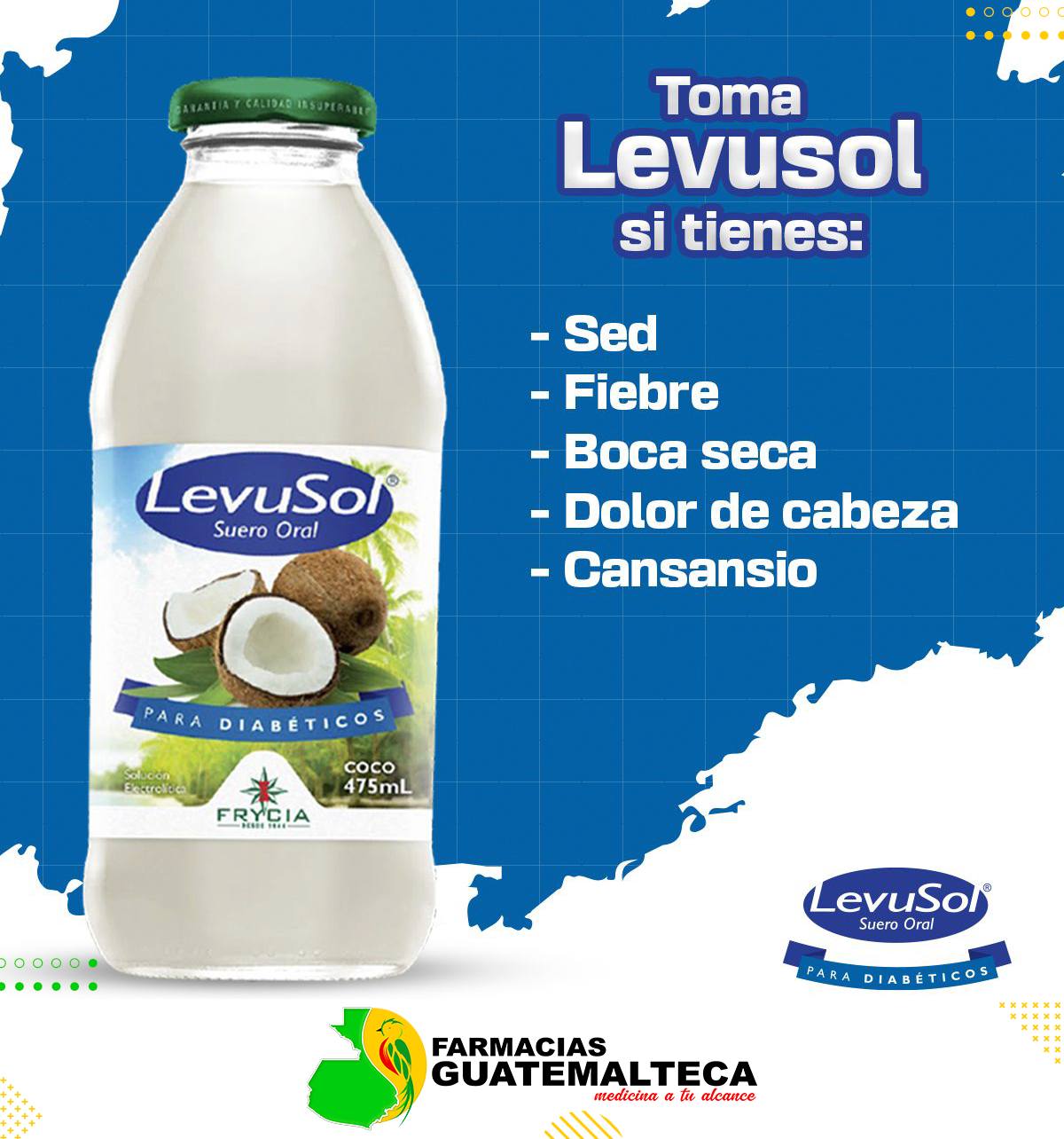Hidrátate con LevuSol suero oral... - Farmacias Guatemalteca