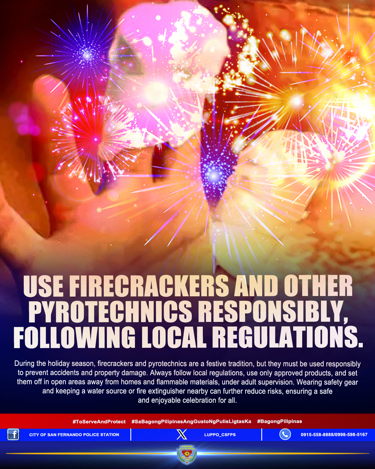USE FIRECRACKERS AND... - City of San Fernando Police Station | Facebook