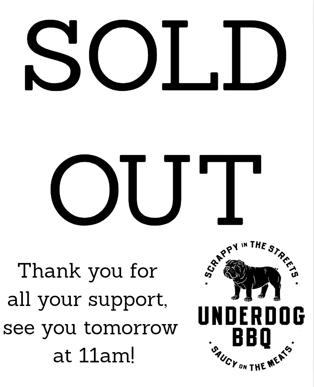 Another one! Thank you Phoenix! We are Completely Sold Out! See