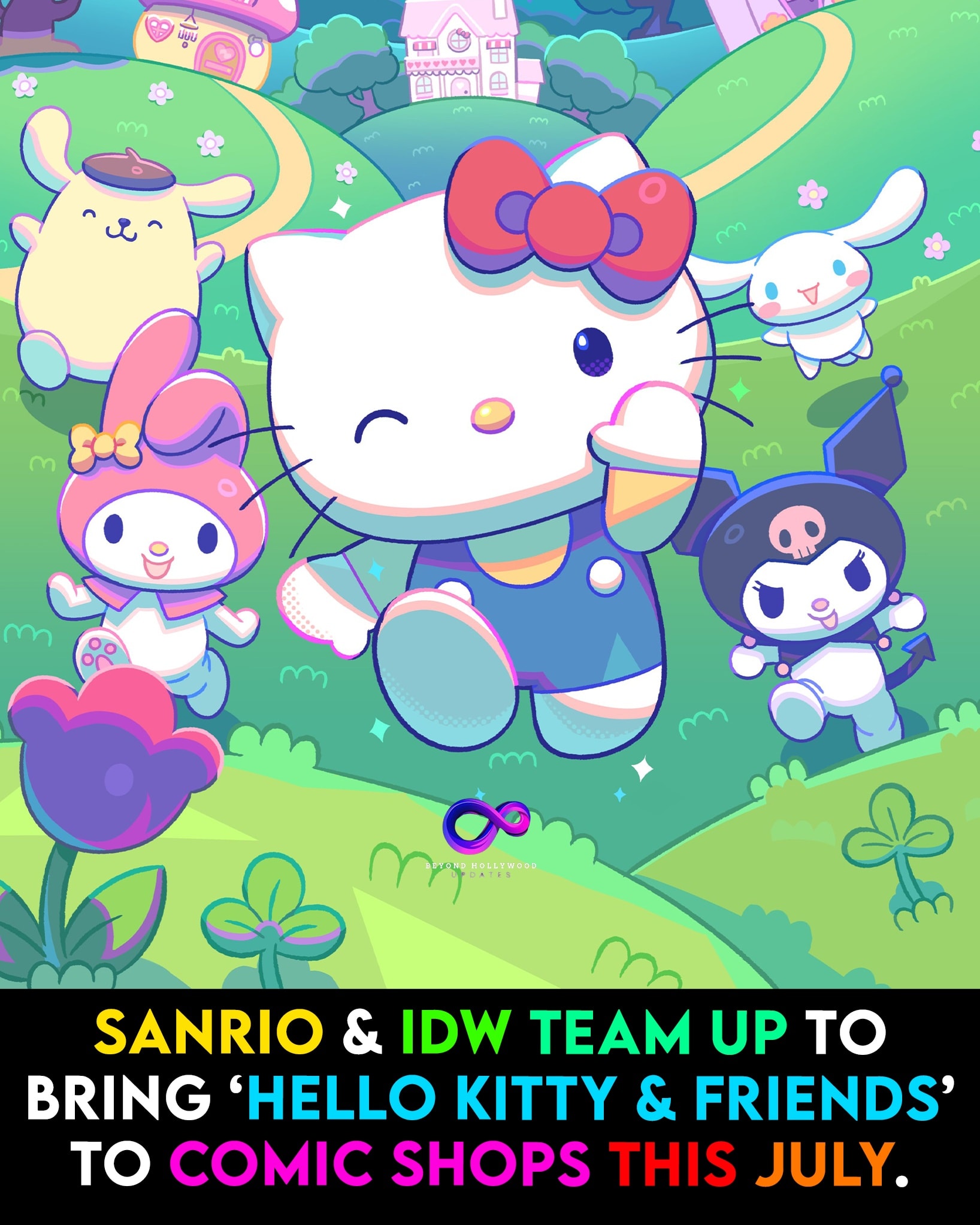 Global pop icon Hello Kitty is officially stepping into the comic